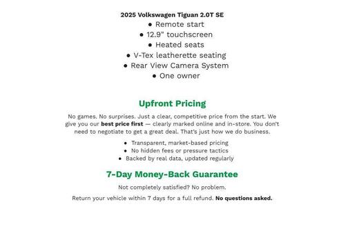 2025 Volkswagen Tiguan 2.0T SE 4MOTION