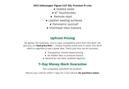 2021 Volkswagen Tiguan 2.0T SEL R-Line 4MOTION