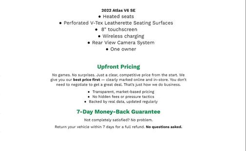 2022 Volkswagen Atlas 3.6L SE w/Technology