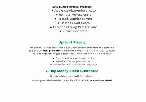 2019 Subaru Forester Premium