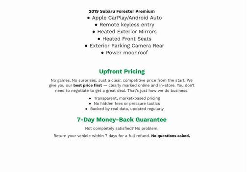 2019 Subaru Forester Premium