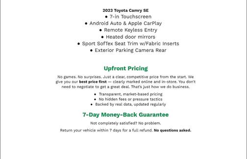 2023 Toyota Camry SE