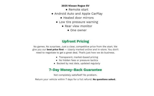 2025 Nissan Rogue SV