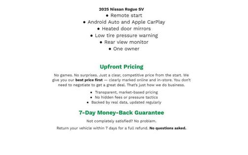 2025 Nissan Rogue SV