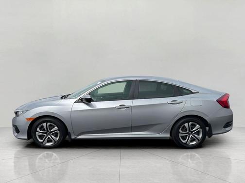 Modern Steel Metallic 2018 Honda Civic LX