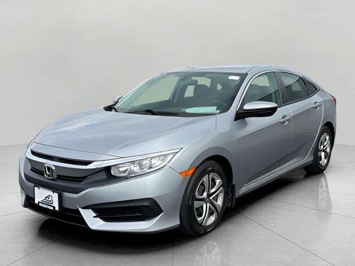 Modern Steel Metallic 2018 Honda Civic LX