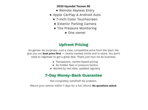 2020 Hyundai TUCSON SE