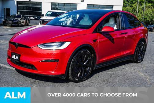 Red Multi 2022 Tesla Model X Plaid