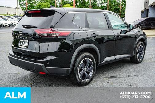 Super Black 2025 Nissan Rogue SV