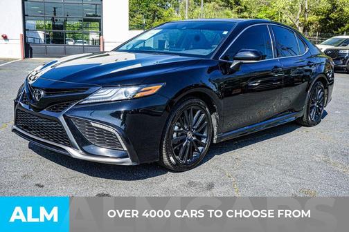 Midnight Black Metallic 2024 Toyota Camry XSE