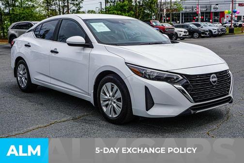 Cloud White 2025 Nissan Sentra S