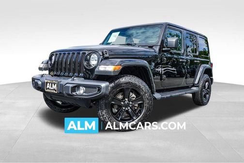 Black Clearcoat 2022 Jeep Wrangler Unlimited Sahara Altitude