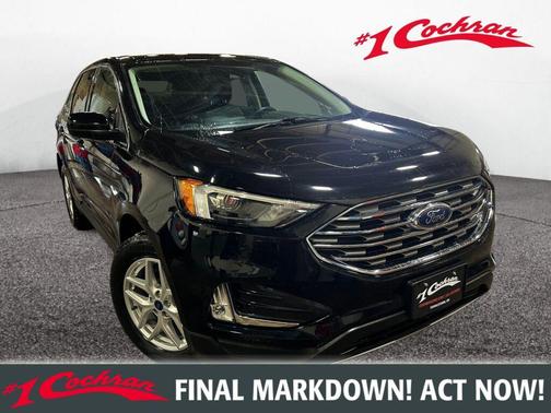 Agate Black Metallic 2022 Ford Edge SEL