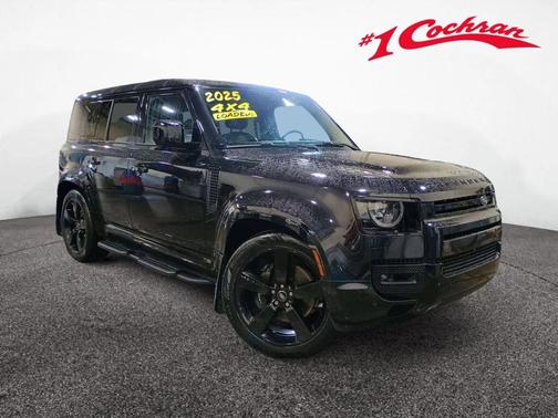 Santorini Black Metallic 2025 Land Rover Defender 110 V8