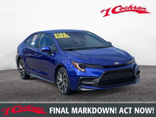 Blue Crush Metallic 2022 Toyota Corolla SE