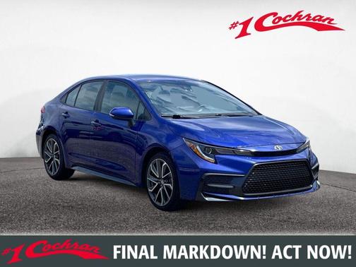 Blue Crush Metallic 2022 Toyota Corolla SE