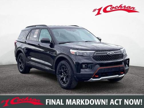 Agate Black Metallic 2023 Ford Explorer Timberline