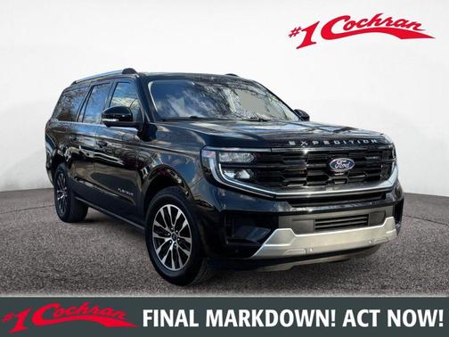 Agate Black Metallic 2025 Ford Expedition Max Platinum