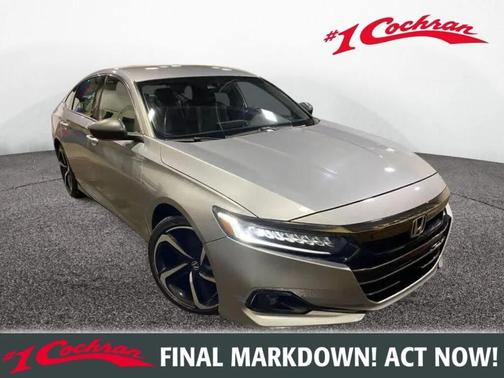 Lunar Silver Metallic 2021 Honda Accord Sport 1.5T