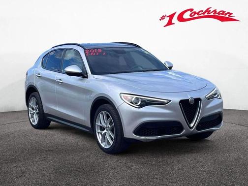 Silverstone Gray Metallic 2019 Alfa Romeo Stelvio Ti Sport