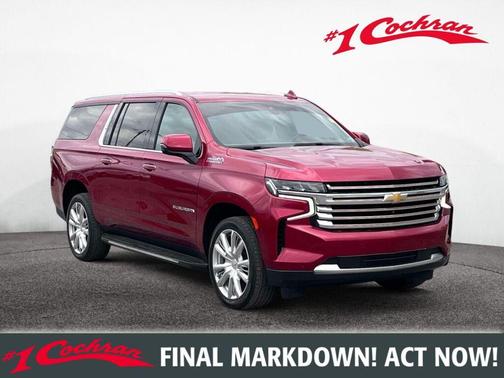 Cherry Red Tintcoat 2021 Chevrolet Suburban 4WD High Country