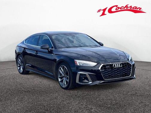Mythos Black Metallic 2023 Audi A5 Sportback 45 S Line Premium Plus