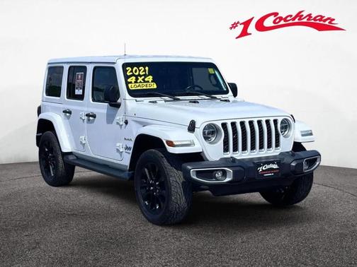 Bright White Clearcoat 2021 Jeep Wrangler Unlimited 4xe Sahara