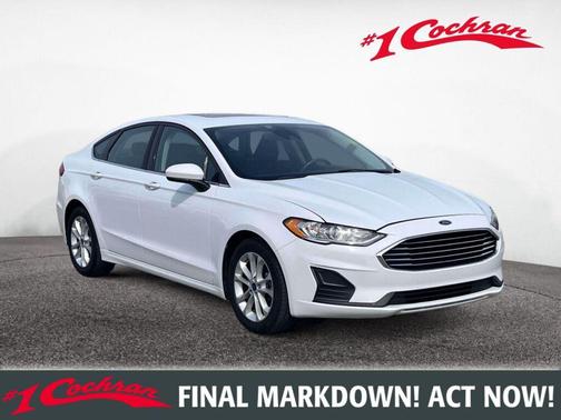 Oxford White 2020 Ford Fusion SE