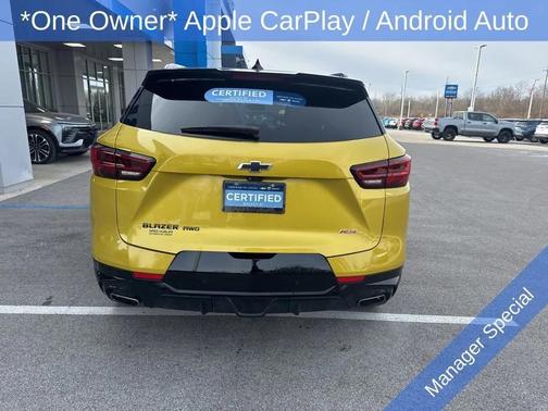 Nitro Yellow Metallic 2024 Chevrolet Blazer RS