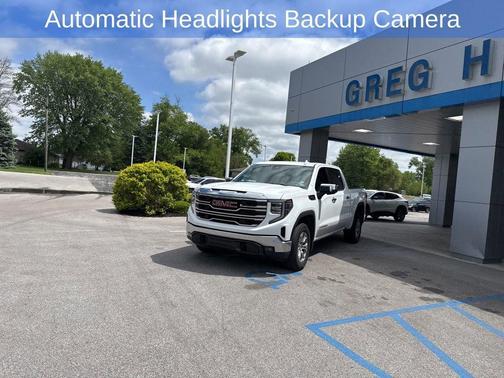 Summit White 2025 GMC Sierra 1500 SLT