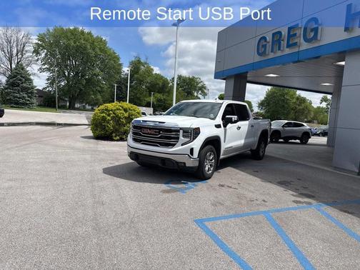 Summit White 2025 GMC Sierra 1500 SLT
