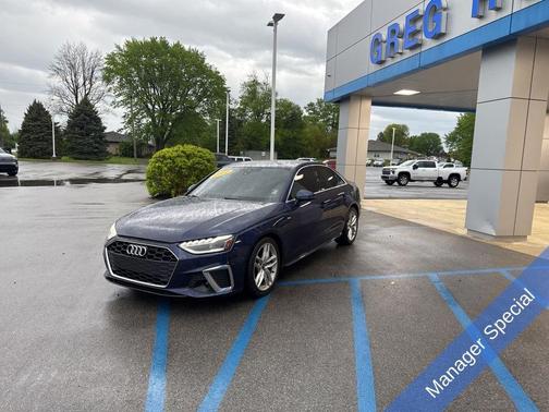 Blue 2022 Audi A4 45 S line Premium Plus