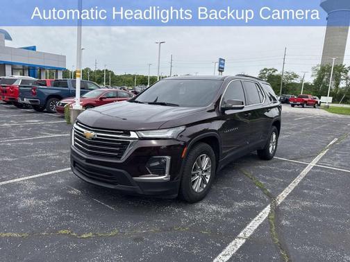 Black Cherry Metallic 2023 Chevrolet Traverse LT Leather