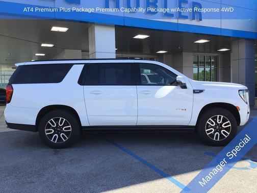 Summit White 2023 GMC Yukon XL 4WD AT4