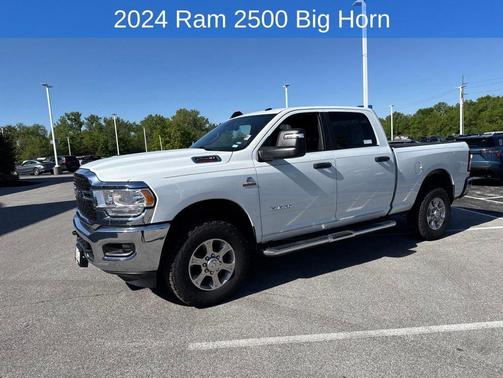 Bright White Clearcoat 2024 RAM 2500 Big Horn Crew Cab 4x4 6'4' Box