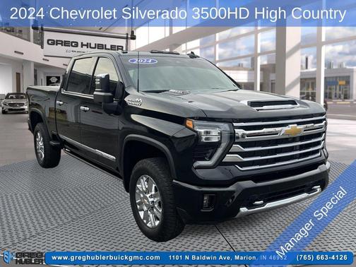 Black 2024 Chevrolet Silverado 3500 High Country