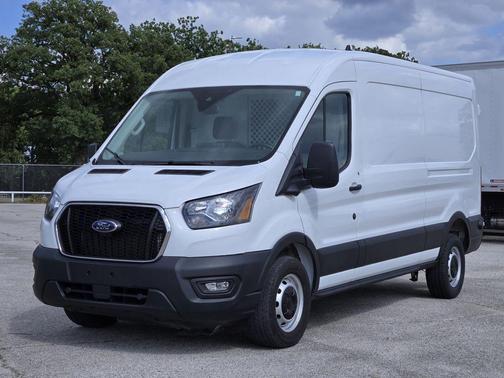 Oxford White 2024 Ford Transit-250 148 WB Medium Roof Cargo