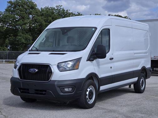 Oxford White 2024 Ford Transit-250 148 WB Medium Roof Cargo