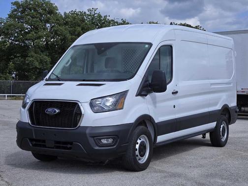 Oxford White 2024 Ford Transit-250 148 WB Medium Roof Cargo