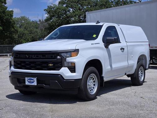 Summit White 2023 Chevrolet Silverado 1500 WT