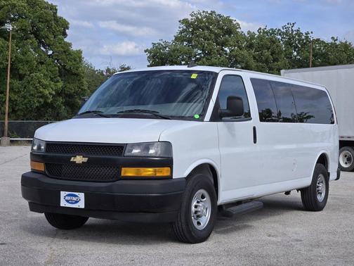 Summit White 2023 Chevrolet Express 3500 LS