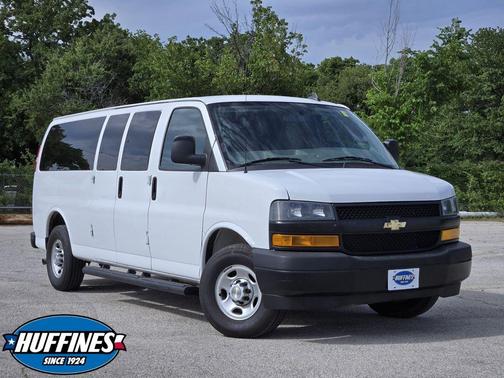 Summit White 2023 Chevrolet Express 3500 LS