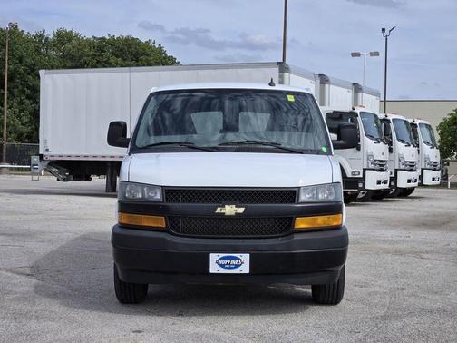 Summit White 2023 Chevrolet Express 3500 LS