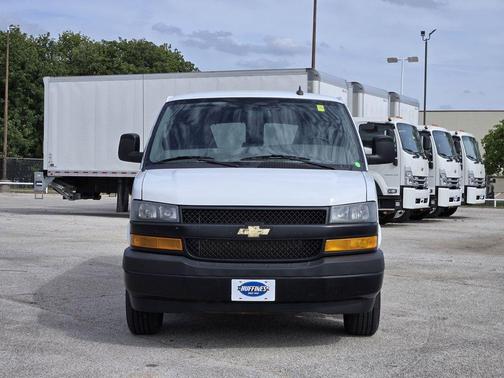 Summit White 2023 Chevrolet Express 3500 LS