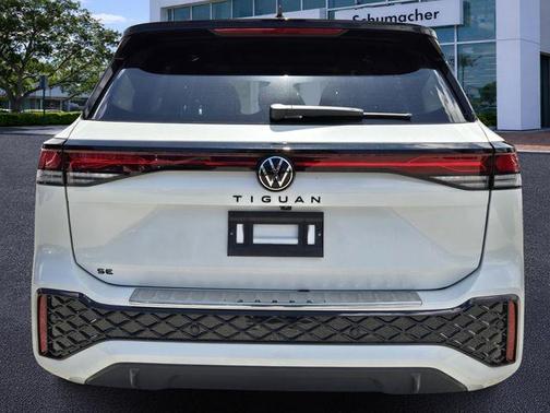 Opal White Pearl 2026 Volkswagen Tiguan 2.0T SE R-Line Black