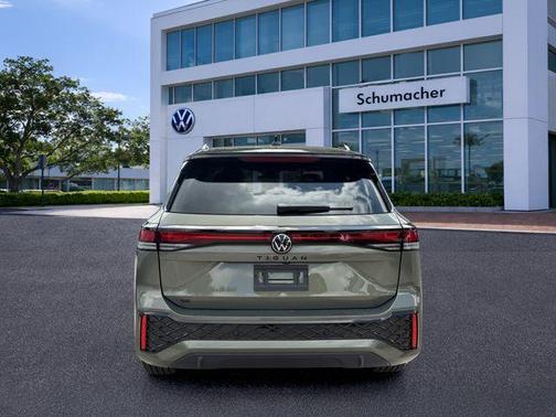 Avocado Green 2026 Volkswagen Tiguan 2.0T SE R-Line Black