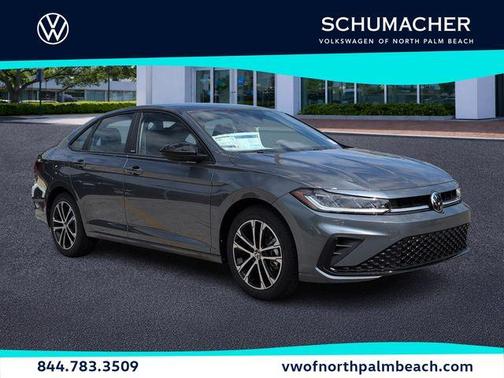 Platinum Gray Metallic 2026 Volkswagen Jetta 1.5T Sport