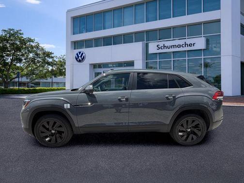 Gray 2026 Volkswagen Atlas Cross Sport 2.0T SE W/TECHNOLOGY