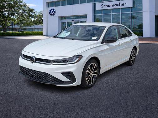Pure White 2026 Volkswagen Jetta 1.5T Sport