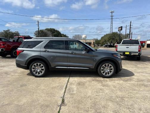 Gray 2026 Ford Explorer Platinum